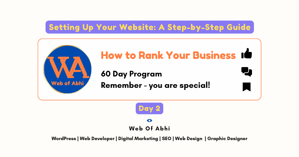 Setting Up Your Website Web of Abhi